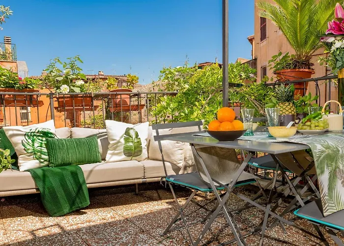 Stunning Flat With Terrace In Trastevere Rome