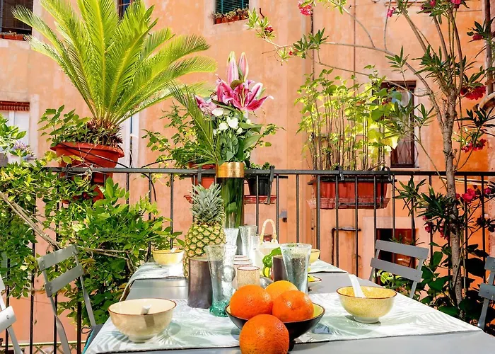 Stunning Flat With Terrace In Trastevere Apartment *